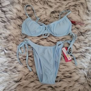 Xhilirarion blue bikini xs